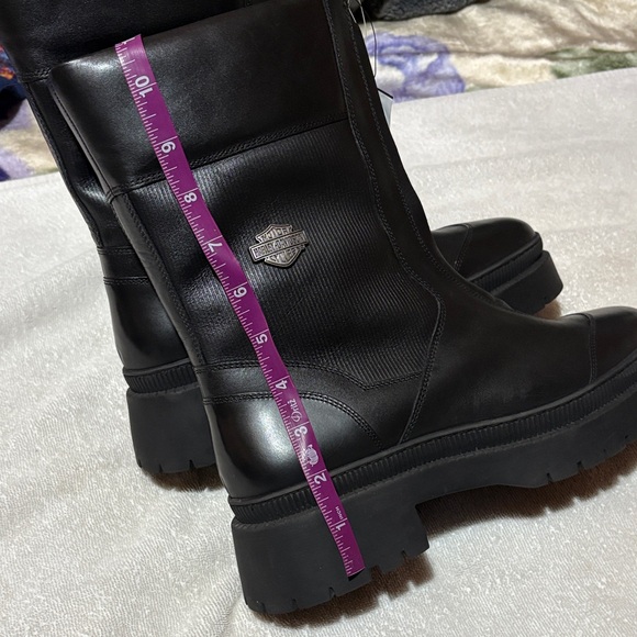 Harley-Davidson Women's carney front zip Black Boots - Picture 7 of 14